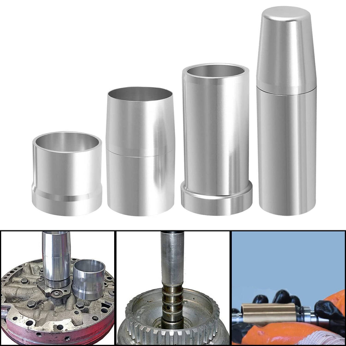 Solidspare Turbine Stator Shaft Teflon Seal Installer/Resizer Transmission Tool For GM 4L60