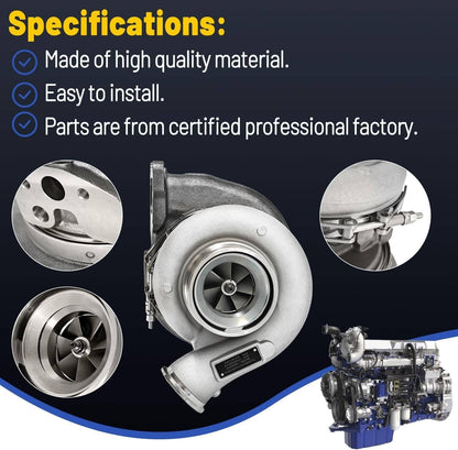 Solidspare New Turbo Turbocharger 85151094 Fits For Volvo D13 Mack MP8 Billet Wheel HE400VE