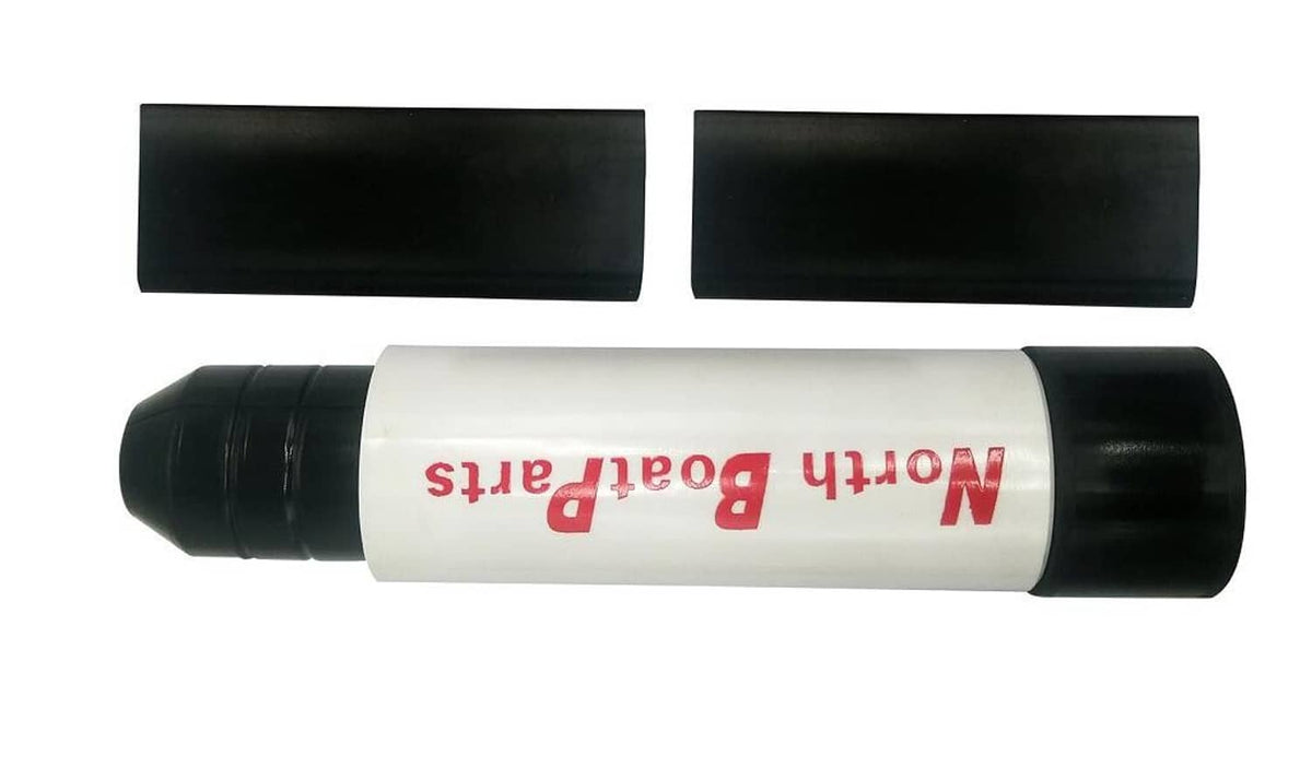 Solid Spare North- Wedge transom saver motor toter support and steer stop Mercury outboards