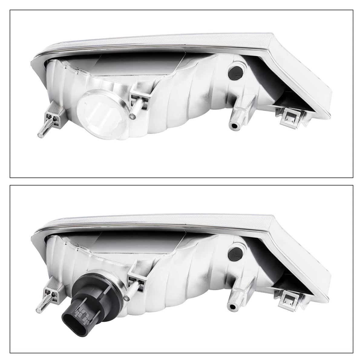 Solid Spare Left&Right Clear Marker Signal Corner Parking Lights For Jeep Liberty 2008-2012