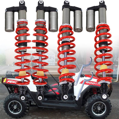 Solidspare Adjustable Front & Rear Shocks Absorbers For Polaris RZR 800 S / RZR S 800 09-14