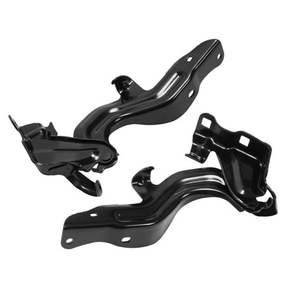 Solid Spare For 2013-2018 Nissan Altima Sedan 4Dr Hood Hinges Primed Black LH & RH Pair Set