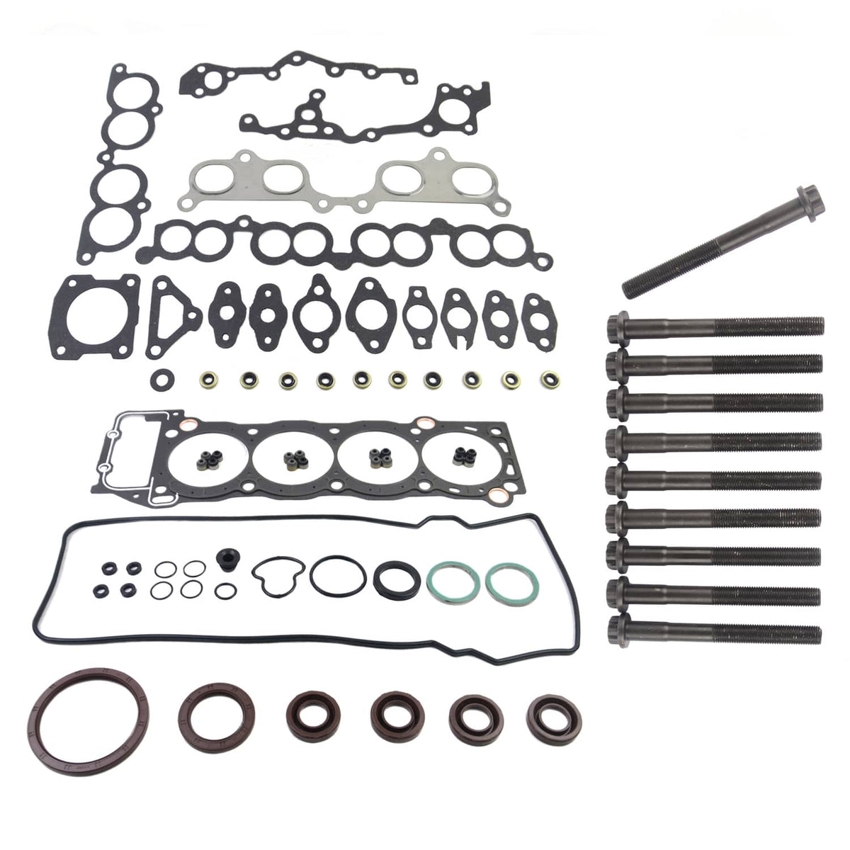 Solidspare Head Gasket Set Bolts for 95-04 Toyota Tacoma 4runner 2.4L 2.7L 2RZFE HS9465PT-2