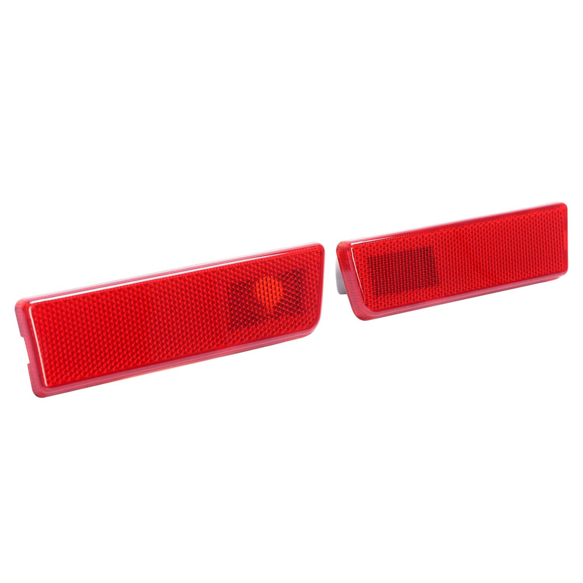 Solid Spare Rear Red Bumper Side Marker Lights Lamp Reflector For Ford Transit Connect 10-13