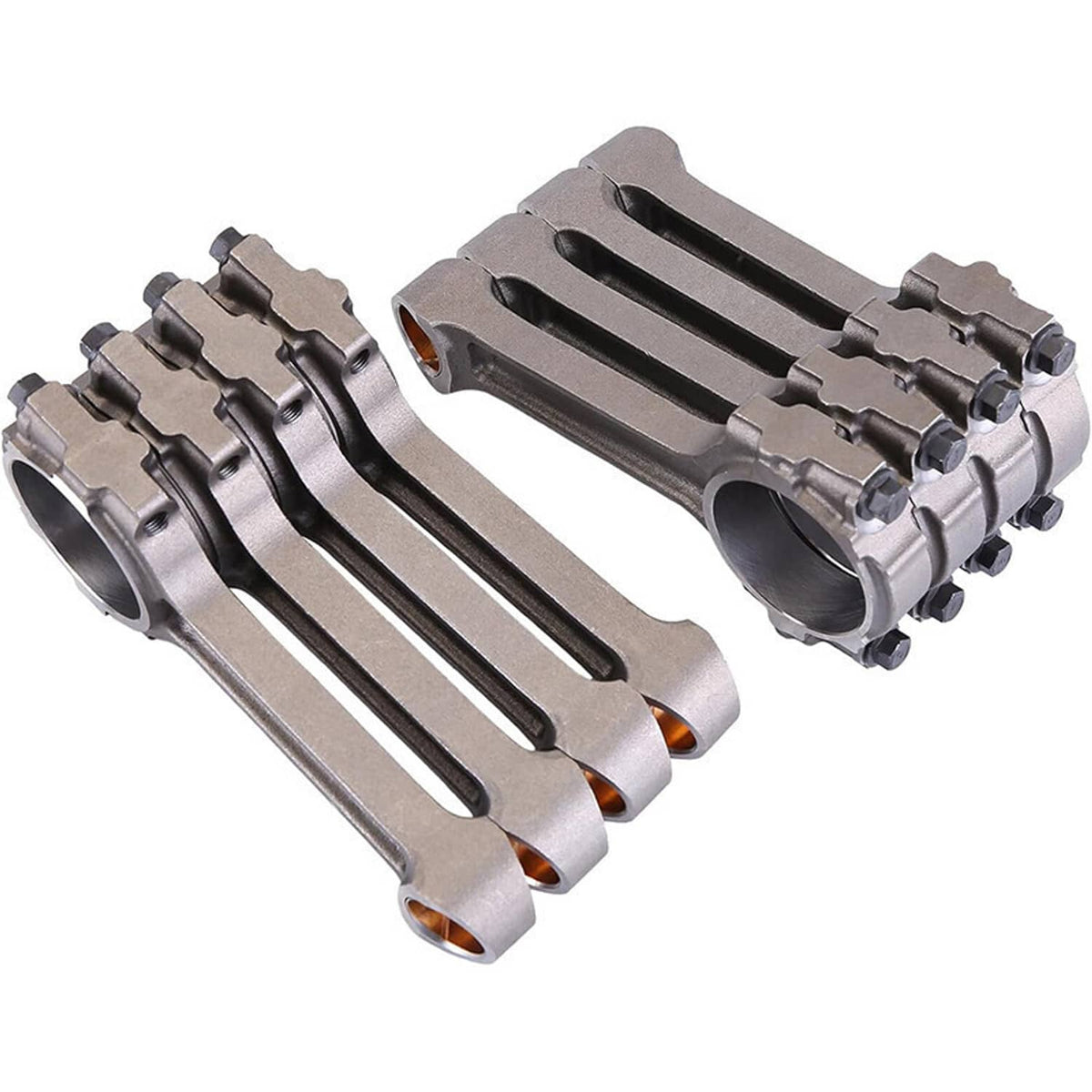 Solidspare 8Pcs Floating Pin Connecting Rod 12577583 For GM 5.3L 6.0L 6.2L LS2 LS3 Gen IV