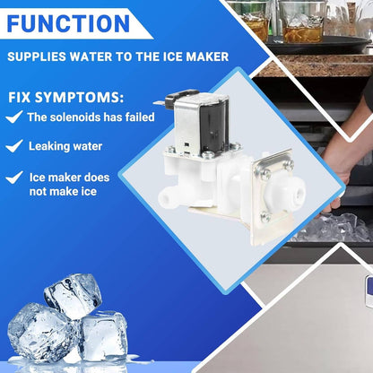 Solidspare 000009123 Water Inlet Valve Assembly 120V 60Hz 5W for Manitowoc Ice Machines