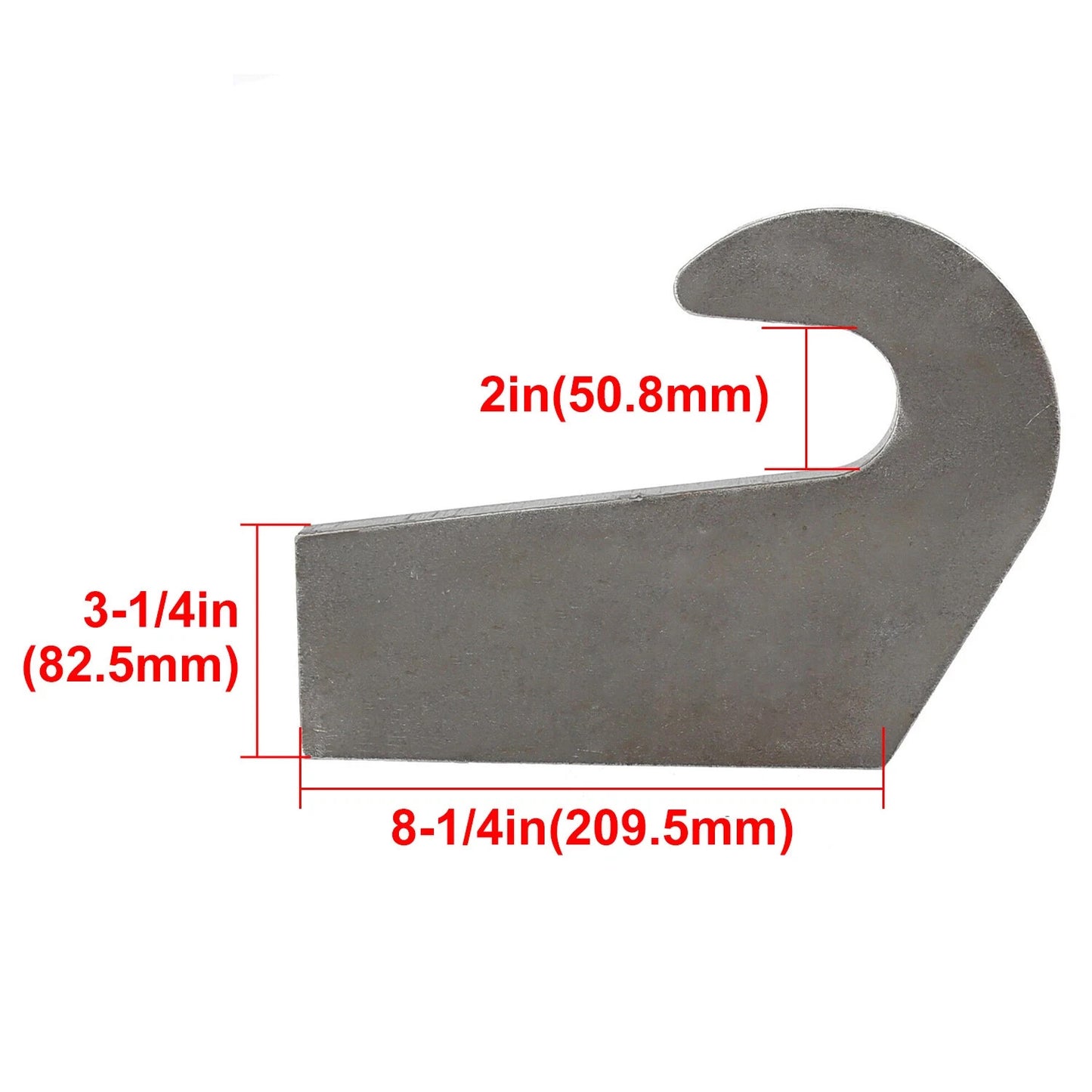 4 Mounting Brackets Weld 6500lb For Pin Type Over The Bucket Loader Pallet Forks