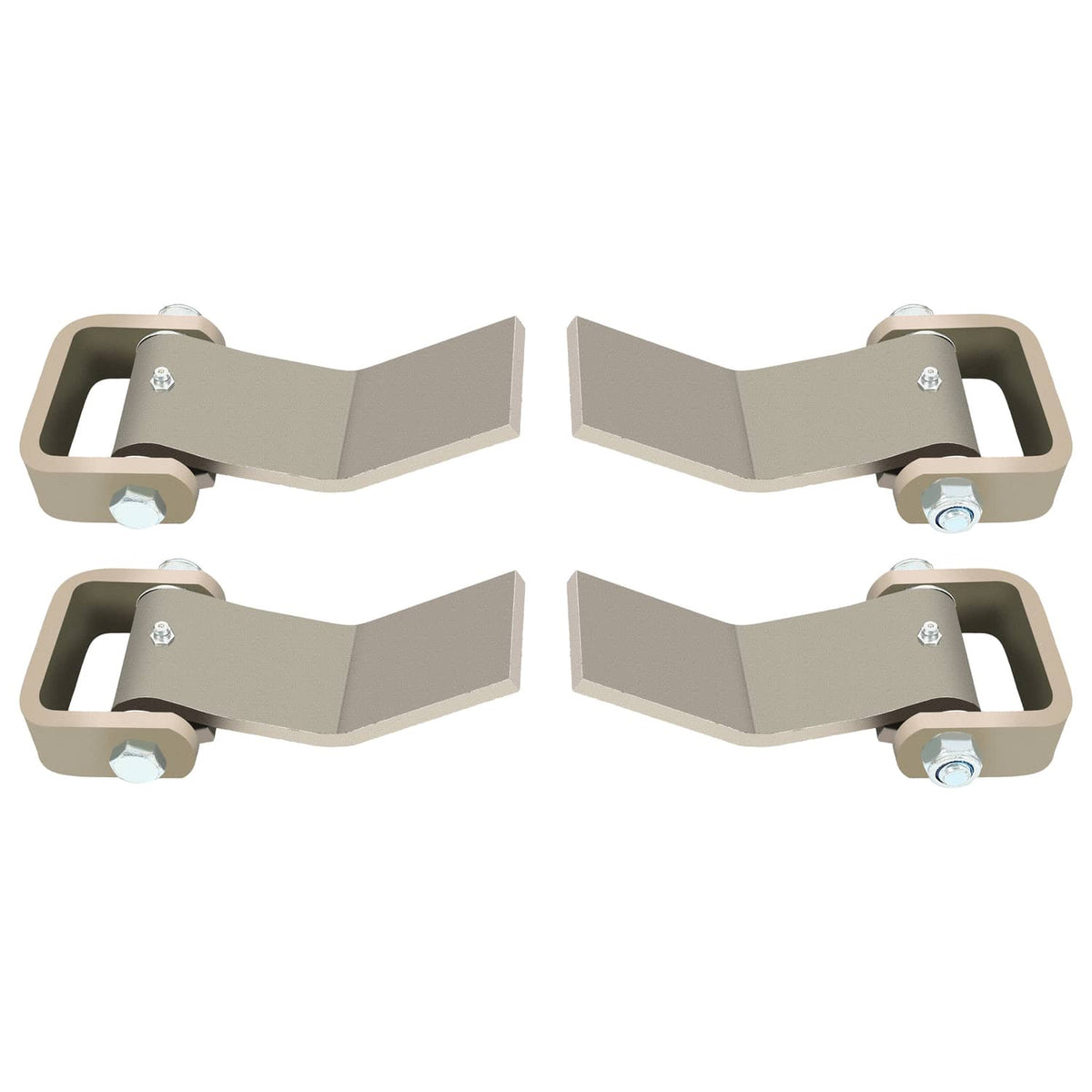 Solid Spare 4 Strap Style Long Leaf Steel Weld On Dump Trailer Door Hinge Greaseable Cargo