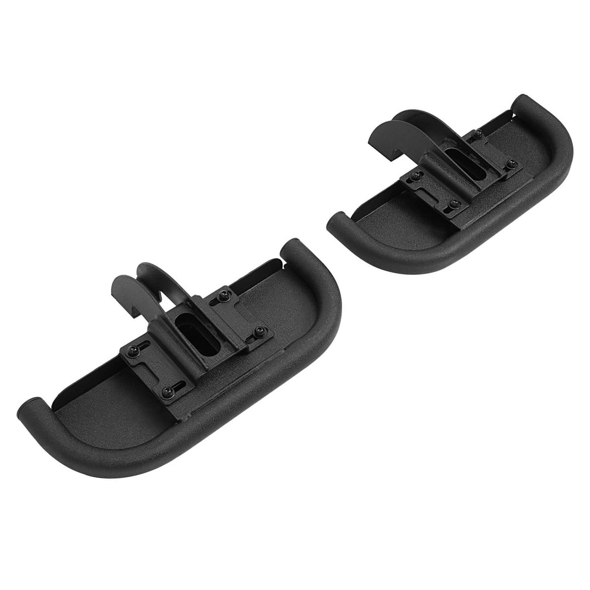 Solid Spare For 07-18 Jeep Wrangler JK Steel Side Hoop Steps Nerf Bar Running Boards 2-Door
