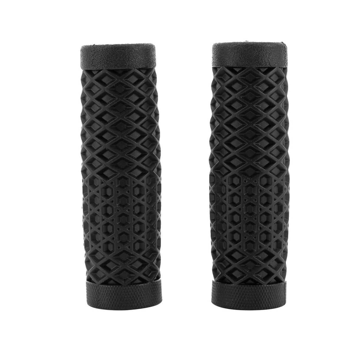 Solidspare 25mm 1" Motorcycle Soft Rubber Hand Grips Handlebar For Harley XL Honda Yamaha