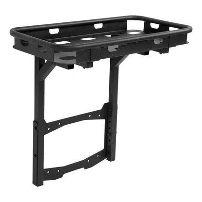 Solid Spare Spare Tire Cargo Rack Rear Luggage Basket For Jeep Wrangler JL JLU 2/4 DR 18-26