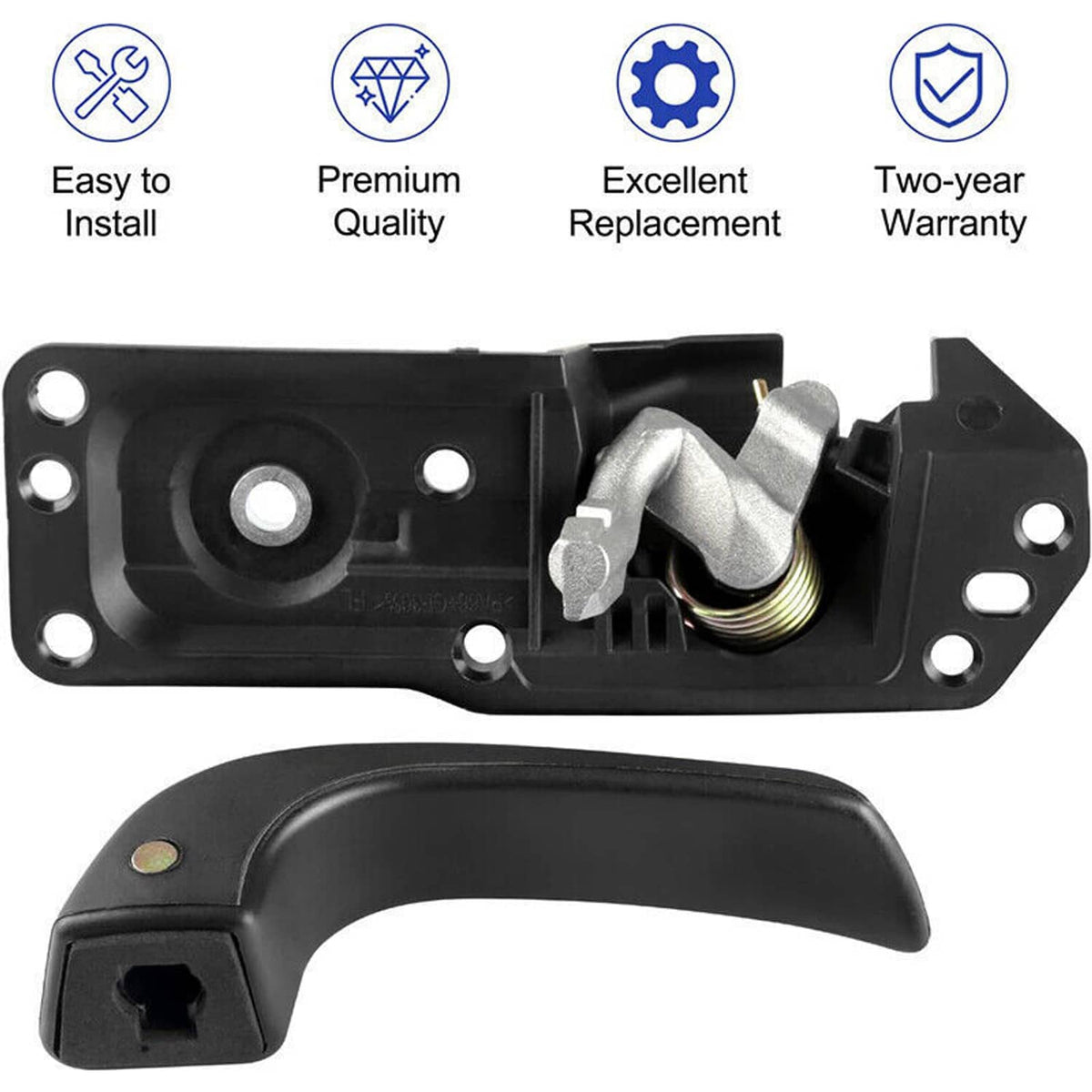 Solidspare Driver Interior Inside Door Handle Repair Kit For 2007-13 Chevy Sierra Silverado