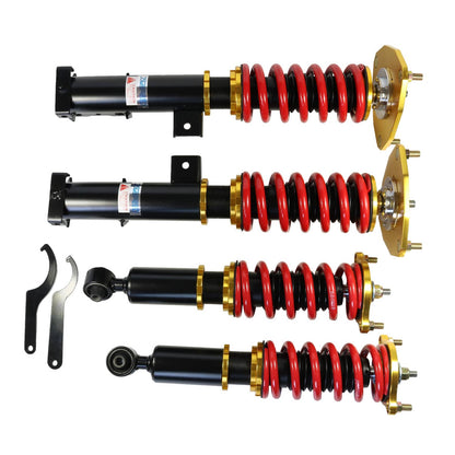 Solidspare Full Coilovers For 2000-2005 Mitsubishi Eclipse 3rd-Gen D53A / D52A Adj Height