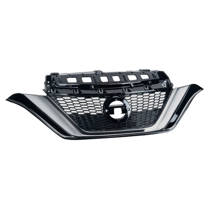 Front Bumper Upper Grille Chrome For 2017-2019 Nissan Versa Note 623109ME0A