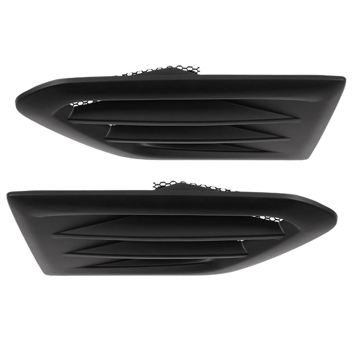 Solid Spare Pair of Fender Air Vent For Ford Ranger 2019-2023 USA Built Matte Black