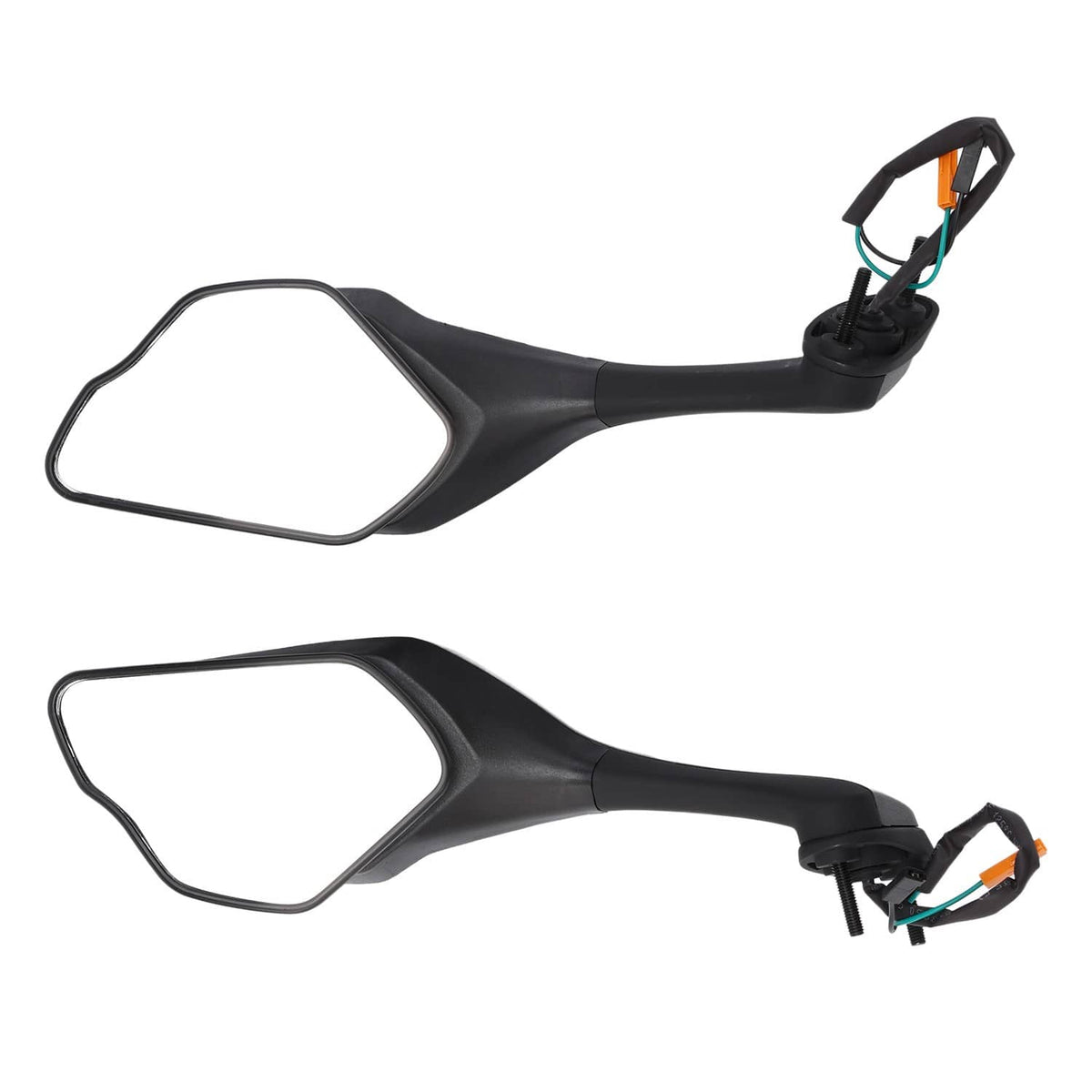 Solidspare Rearview Wing Mirrors w/ LED Turn Signal Lights for Honda CBR1000RR 2017-2025