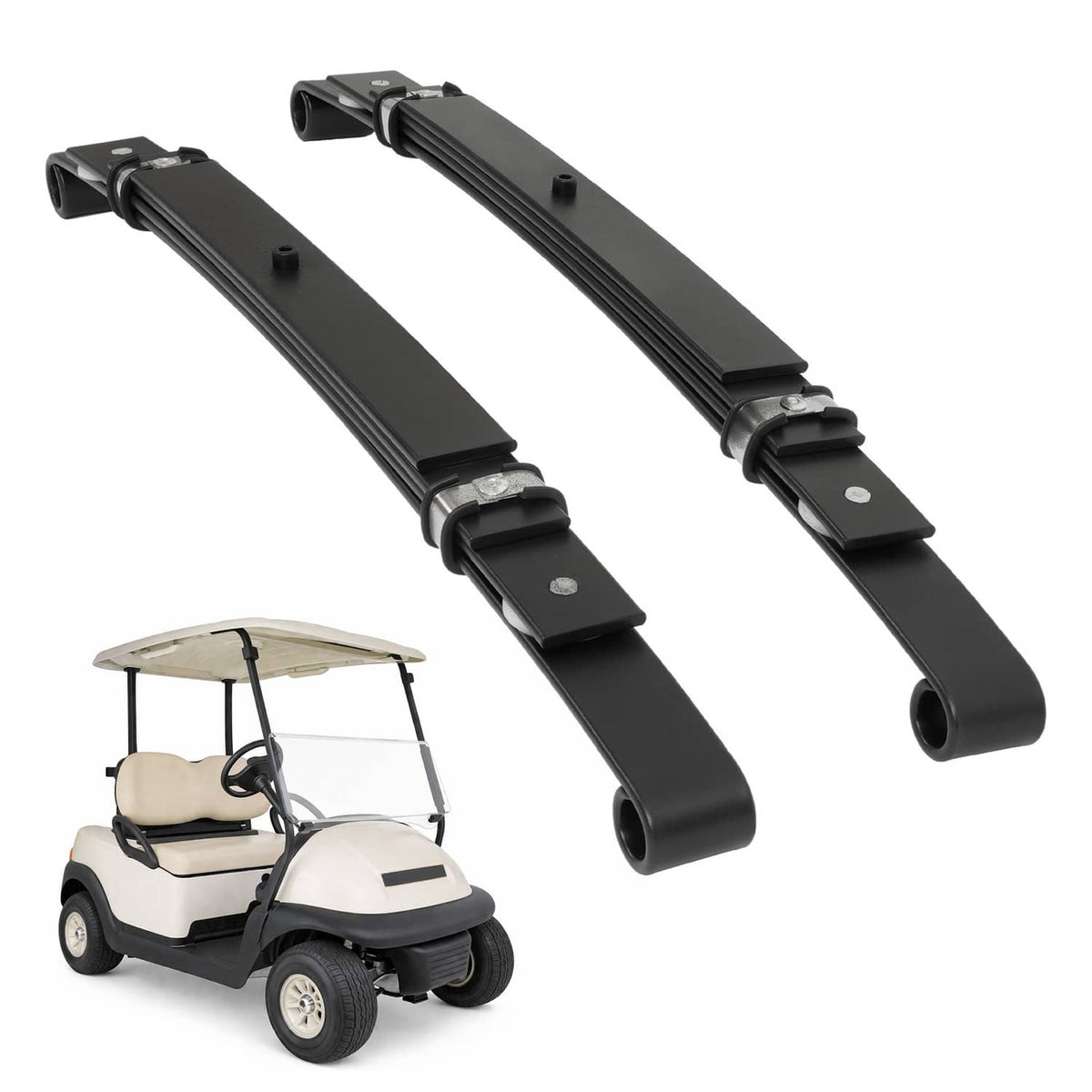 Solidspare 4 Leaf Rear Leaf Spring Kit For Club Car Precedent 2004+ Onward 2017+ #102509301
