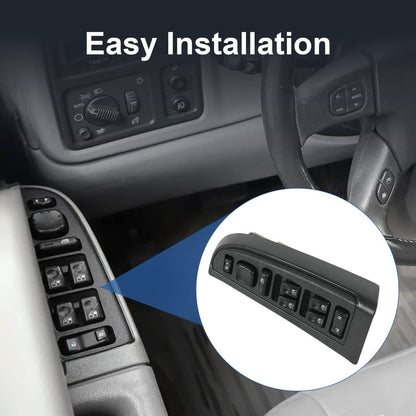 Solidspare Driver Side Window Switch 15883320 Fit 2003-2007 Chevy Cadillac Escalade GMC
