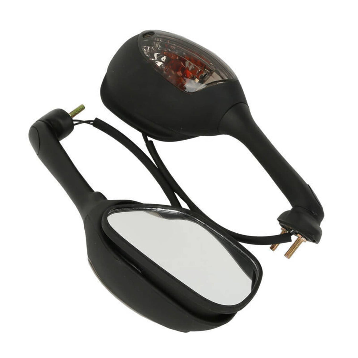 Solidspare Rearview Mirrors w/ Turn Signal Fit For Suzuki GSXR 1000 GSXR600 GSX-R 750 06-15