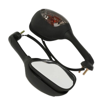 Solidspare Rearview Mirrors w/ Turn Signal Fit For Suzuki GSXR 1000 GSXR600 GSX-R 750 06-15