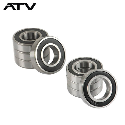 Solidspare Front Rear Wheel Bearings Seals Kits For Yamaha Rhino 450 660 700 93106-42800-00