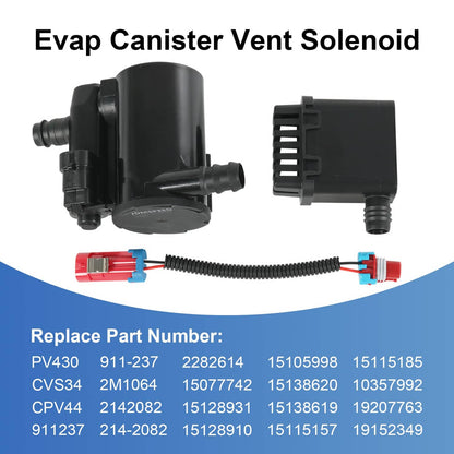 Solidspare CVS34 Vapor Canister Vent Solenoid for 2004-2010 Chevy Silverado GMC Sierra 1500