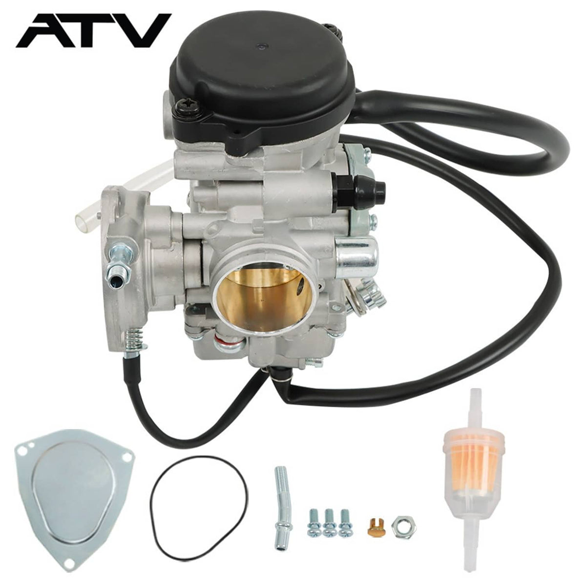 Solidspare Carburetor For Yamaha Big Bear Wolverine Kodiak Grizzly YFM350 YFM400 YFM450 ATV