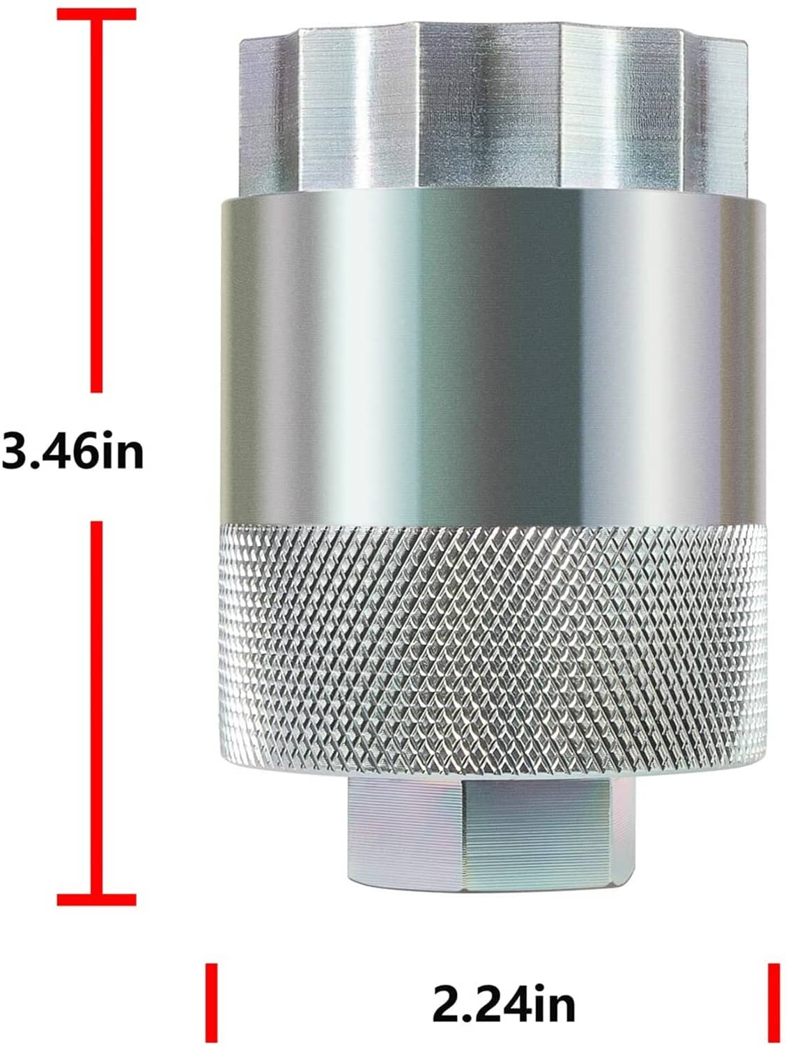 Solidspare 64mm Rear Differential Pinion Bearing Nut Socket Tool For Honda TRX 420 Rancher