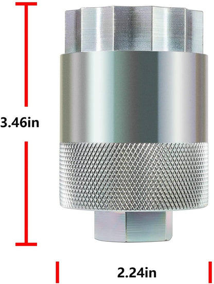 Solidspare 64mm Rear Differential Pinion Bearing Nut Socket Tool For Honda TRX 420 Rancher