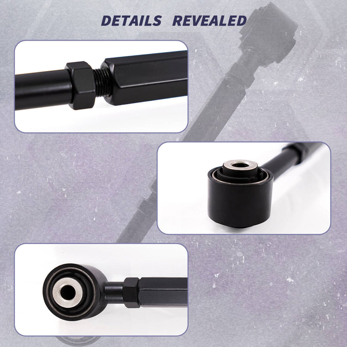 Solidspare 6pcs Rear Upper & Lower Control Toe Camber Arms For 2004-2008 Acura TSX 04-08