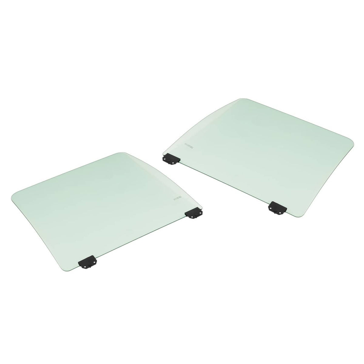 Solid Spare Pair Crew Cab Rear Door Glass LH+RH For 99-12 Ford F250 F350 F450 F550 F650 F750