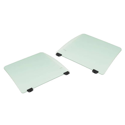 Solid Spare Pair Crew Cab Rear Door Glass LH+RH For 99-12 Ford F250 F350 F450 F550 F650 F750