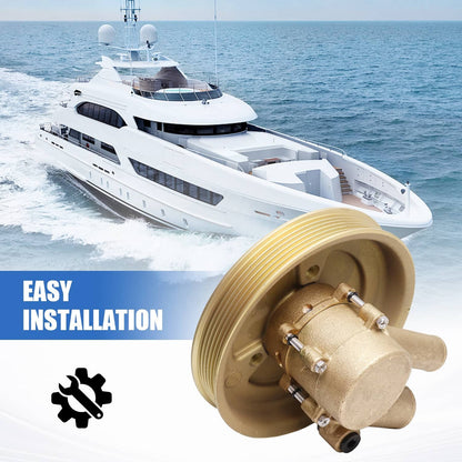 Solidspare Raw Water Sea Pump For VOLVO PENTA 4.3L 5.0L 5.7L Replaces 21212799 3812519
