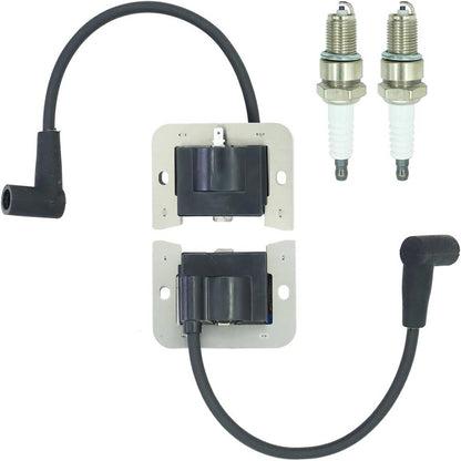 Solidspare 2Pcs For Kohler 32-584-06-S Ignition Module 24HP 7000 Series engine w Spark Plug