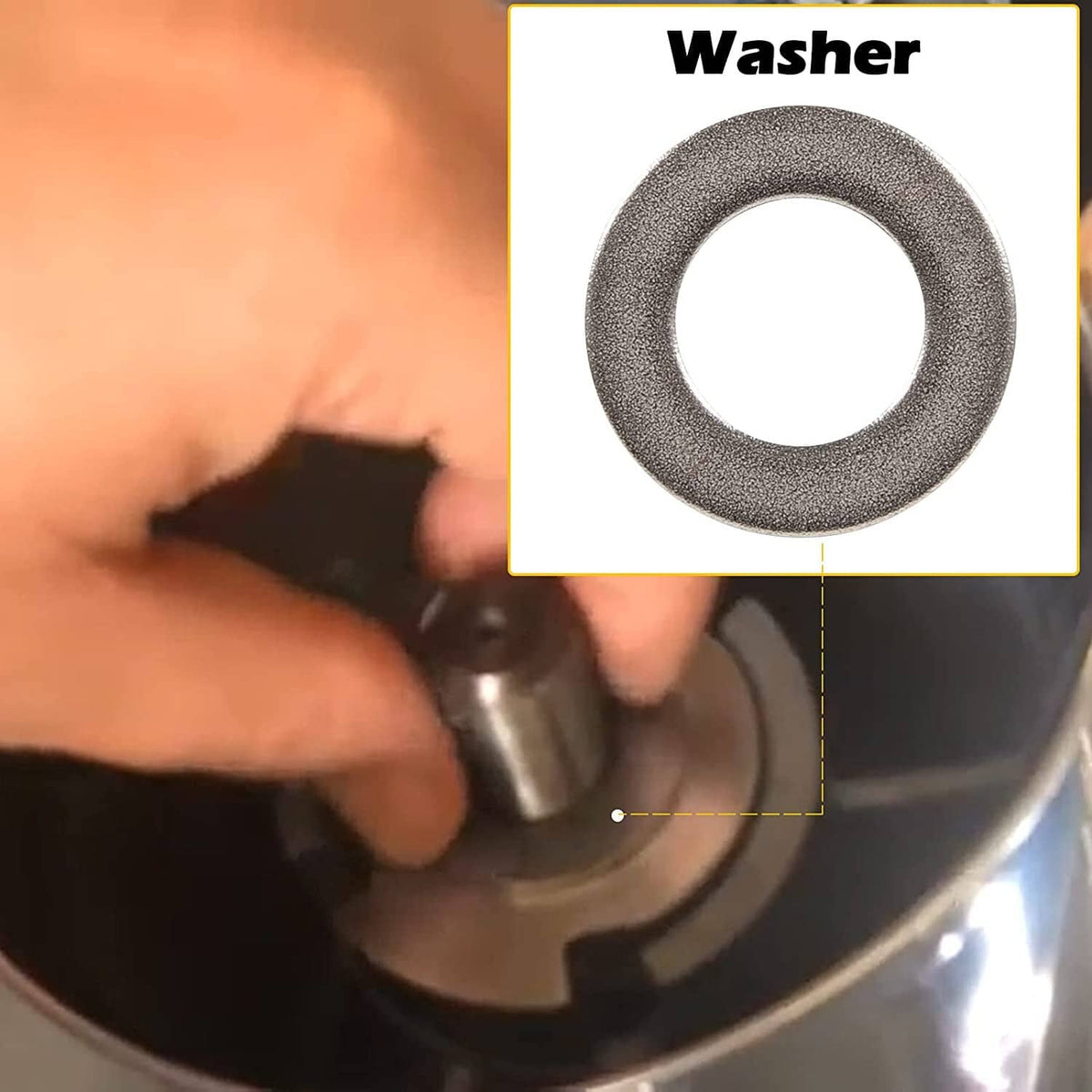 Solid Spare 150-300HP Propeller Hardware Kit Thrust Washer/Spacer/Nut for Yamaha Outboard