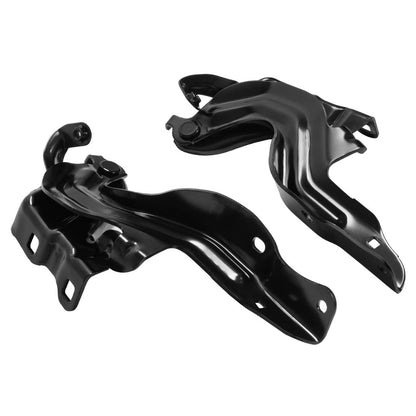 Solid Spare For 2013-2018 Nissan Altima Sedan 4Dr Hood Hinges Primed Black LH & RH Pair Set