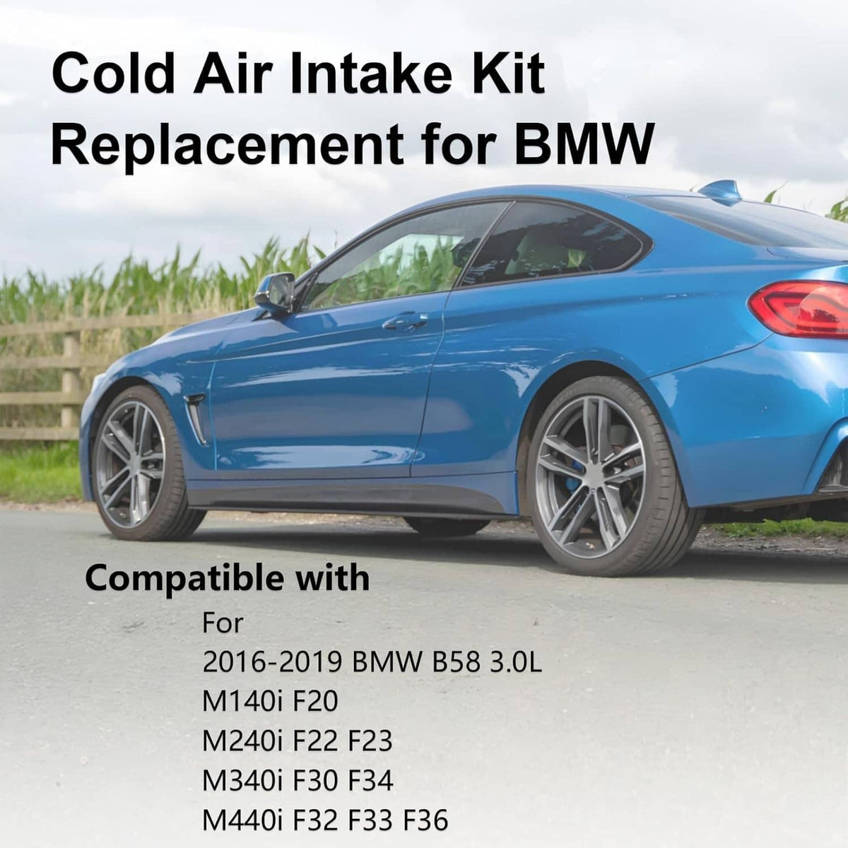 Solidspare Cold Air Intake System For BMW 320i 330i 420i 430i F30 F32 2016-2019 B48 2.0T