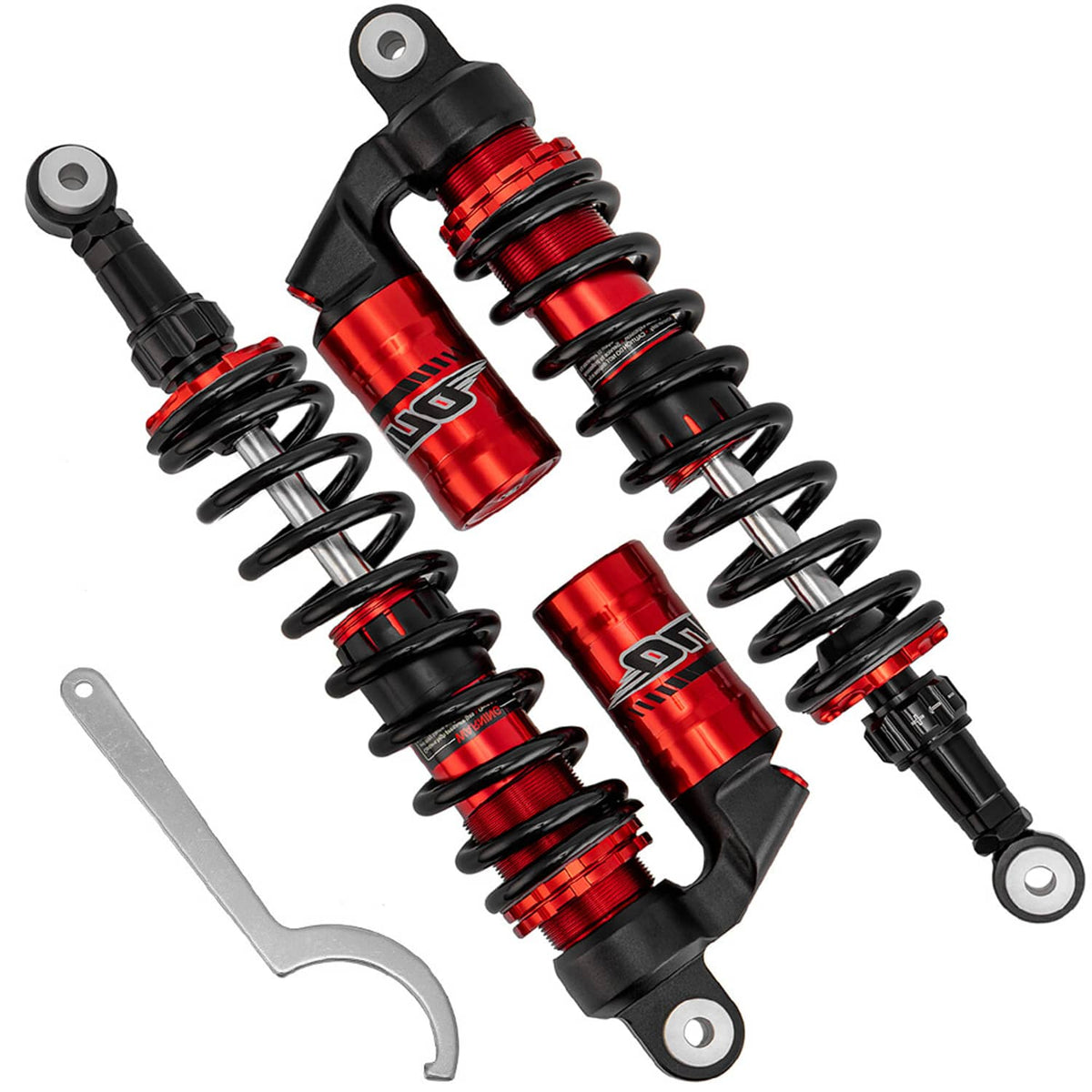 Solidspare Pair Performance 380mm Front Air Shocks Absorber For Polaris RZR 170 2009-2021