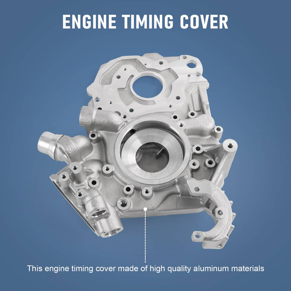 Solidspare New Timing Cover For 2008 2009 2010 Ford F250SD 350SD 6.4L 8C3Z6019B