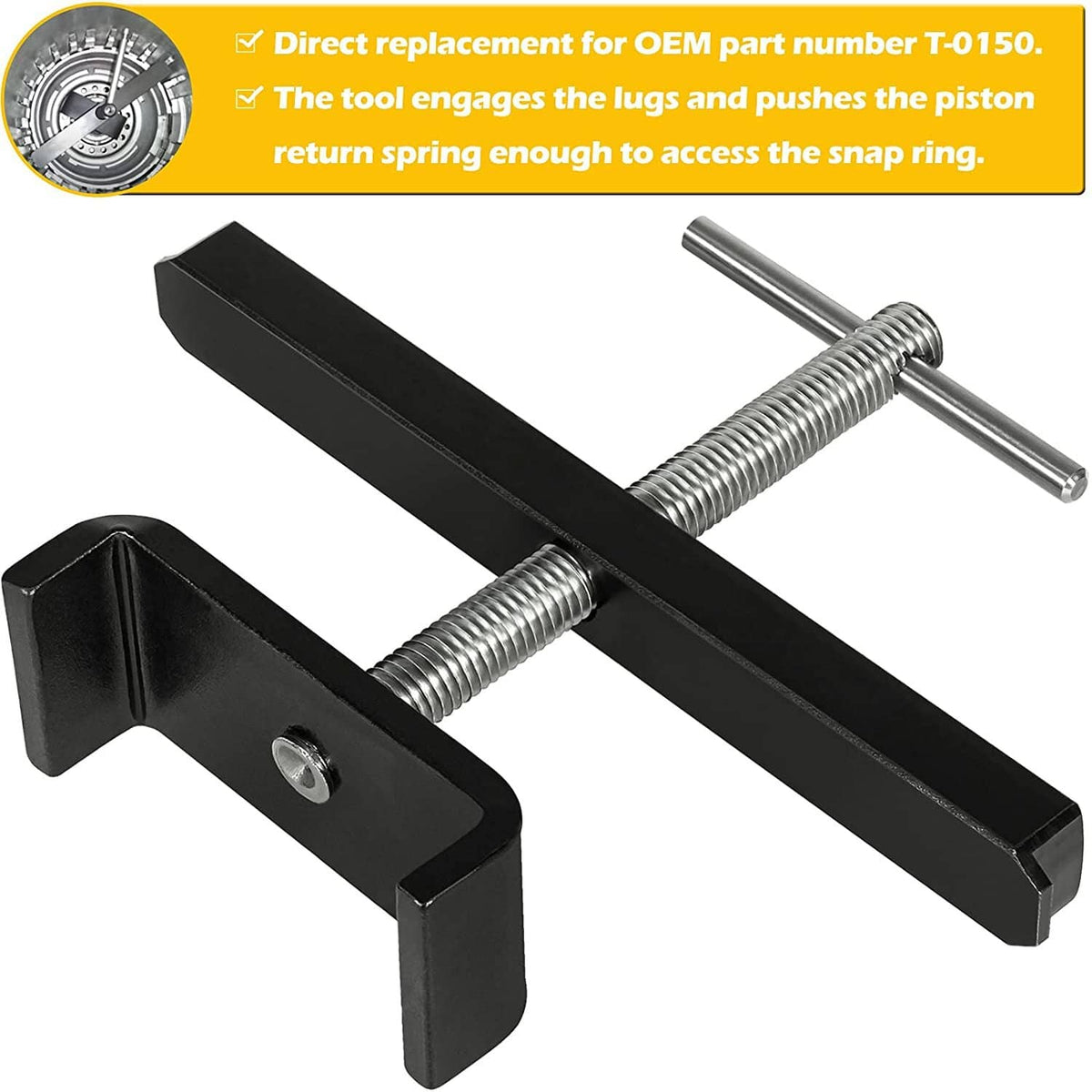 Solid Spare T-0150 Rear Clutch Spring Compressor Transmission Tool for GM Powerglide ALGP