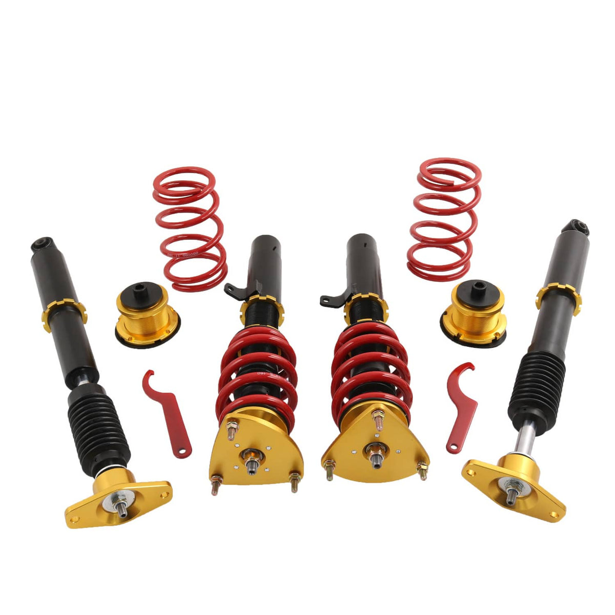 Solidspare Coilovers Suspension Shocks Kit For 2004-2013 Mazda 3 Sedan 4 Door Adj. Height