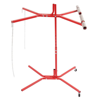 Solid Spare 50'' Bumper Tree Auto Body Door Fender Panel Paint Rack Adjustable Work Stand