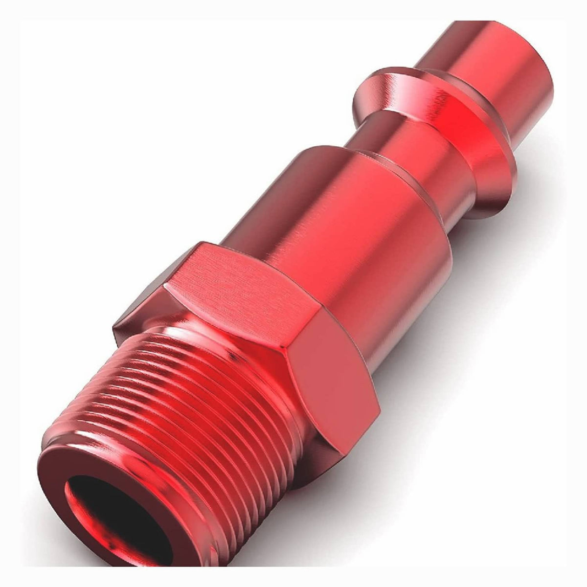 Solid Spare 1/4" NPT Air Hose Fittings and Air Coupler Kit Aluminium Quick Connect Air Plug