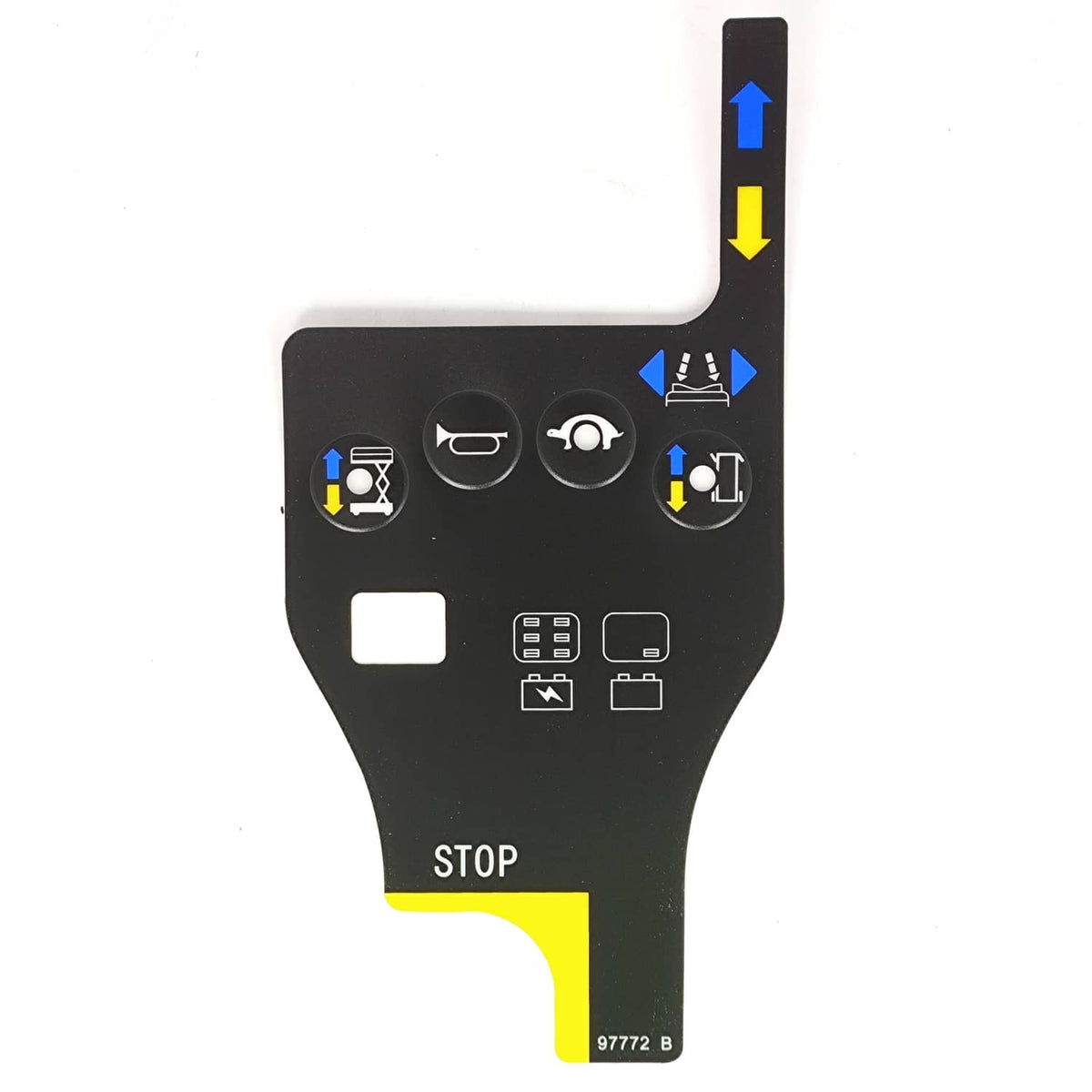 Solid Spare 97772GT Control Box Overlay Decal for Genie Gen 5 GS-2032 GS-1930 GS-3232 QS-12R