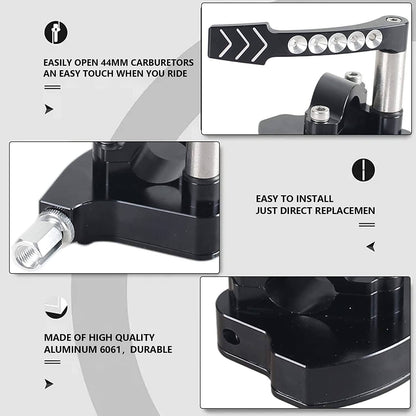 Solidspare Billet Thumb Throttle For Yamaha Banshee YFZ 350 Blaster 200 Raptor 660R YFM660R