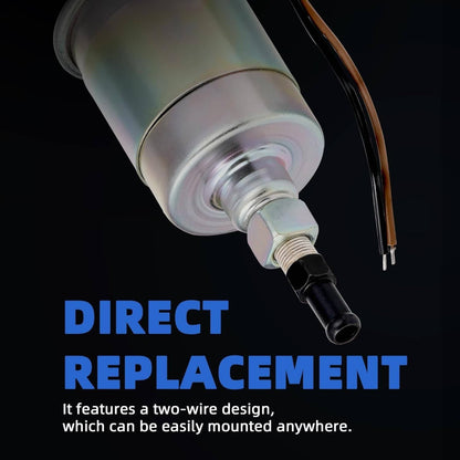 Solidspare 12V Universal Electric Fuel Pump Gas Diesel High Pressure 5-9 PSI E8012S Trucks