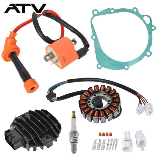 Solidspare Ignition Coil Regulator Rectifier&Stator For Suzuki LTZ400 2003 2004-2008