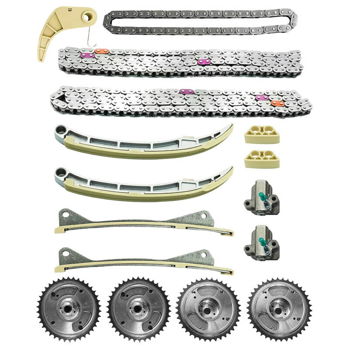 Solidspare Engine Timing Chain Kit For Hyundai KIA Santa Fe Sorento Azera 3.8 24410-3CGA3