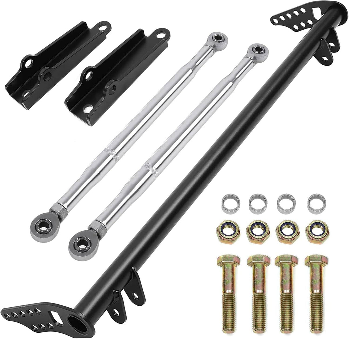 Solidspare New Front Traction Control Lower Tie Bar Kit For 92-01 Honda Civic Acura Integra