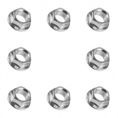 (8) Wheel Flange Nut 3/8"-24 for Polaris 2006-2009 Ranger 700, 2010-2017 800 ATV